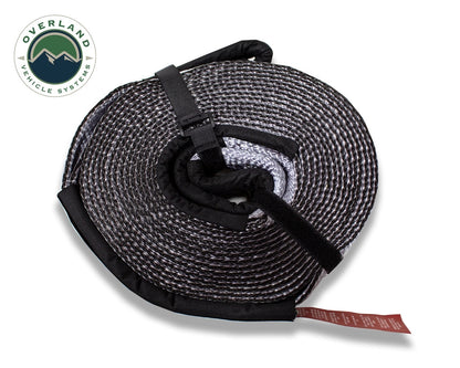 Tow Strap 30,000 lb. 3" x 30' Gray With Black Ends & Storage Bag