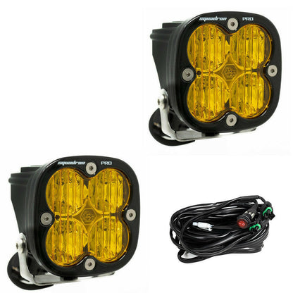 Squadron Pro Black LED Auxiliary Light Pod Pair - Universal.