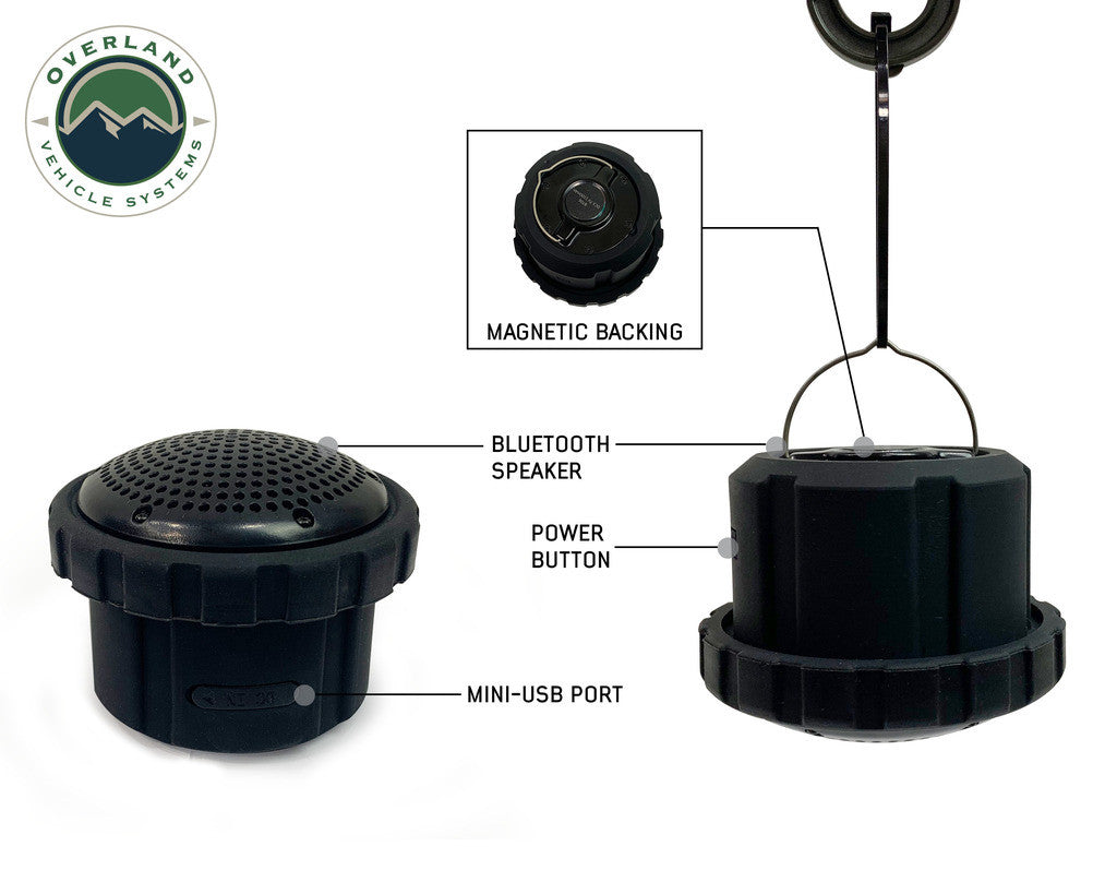 Wild Land Camping Gear - UFO Solar Light Light Pods & Speaker Universal