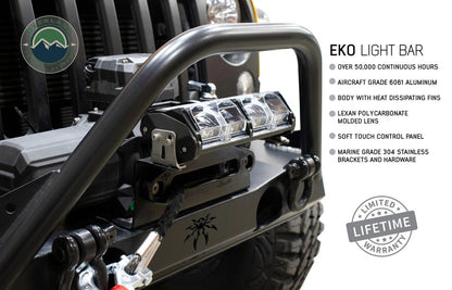 EKO 10" LED Light Bar With Variable Beam, DRL, RGB Back Light, 6 Brightness.