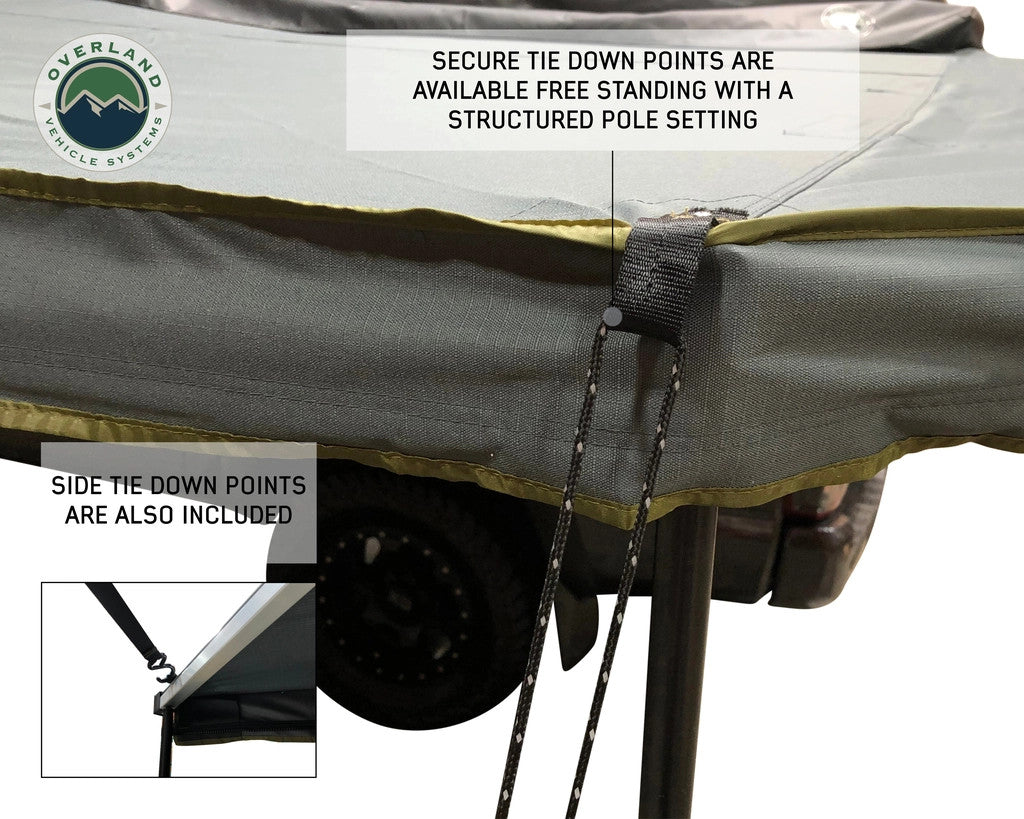 Nomadic 270 LT Awning - Driver Side 19559907- Dark Gray Cover