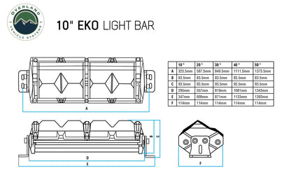 15010301 EKO 30" LED Light Bar With Variable Beam, DRL,RGB, 6 Brightness