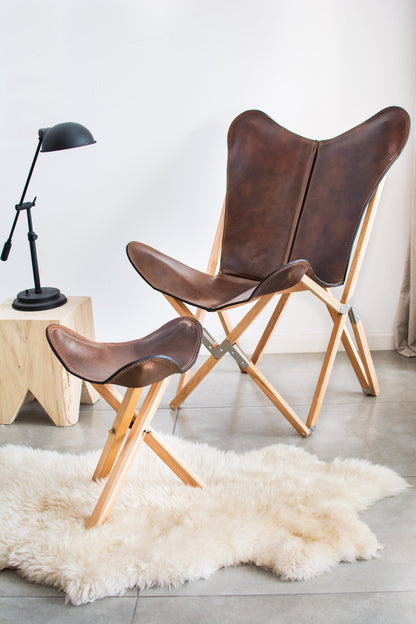 Tripolina Leather Chair