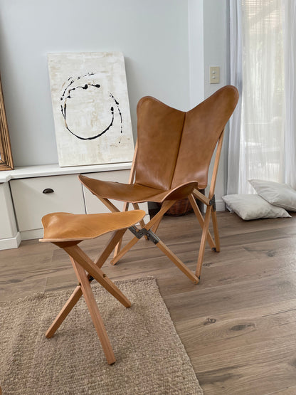 Tripolina Leather Chair