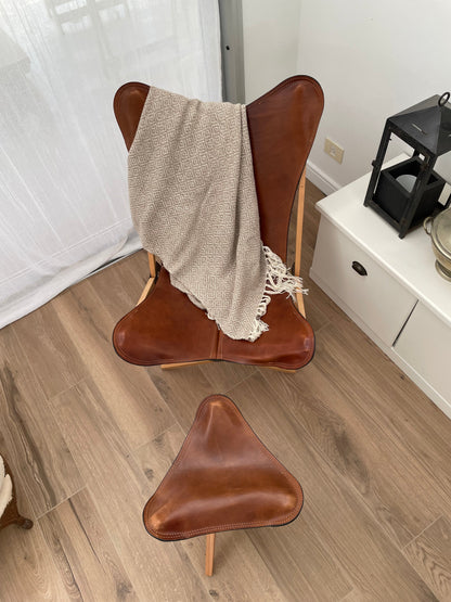 Tripolina Leather Chair