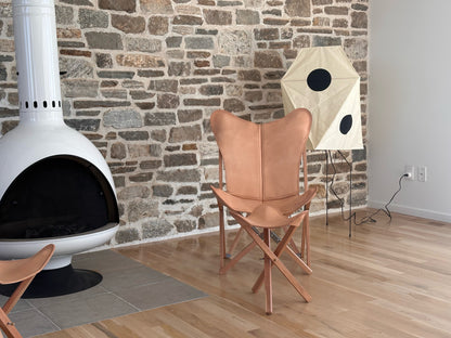 Tripolina Leather Chair