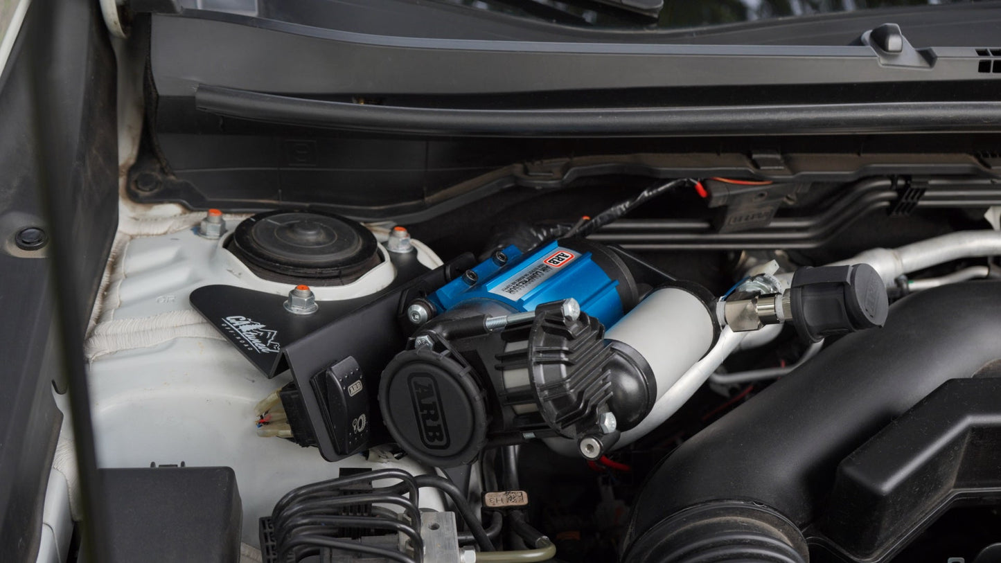 CAtuned Off-Road ARB Compact Air Compressor with Mount and Air Fitting Kit for Subaru Crosstrek