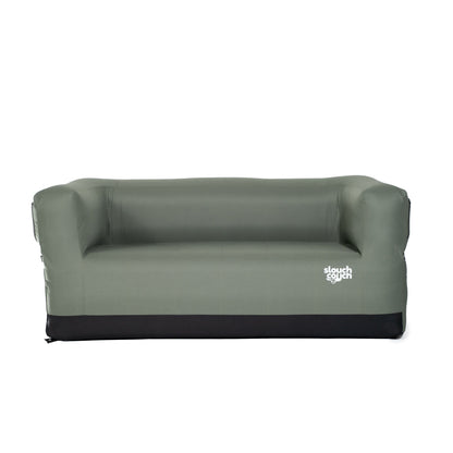 Compact Outdoor Loveseat Sofa Rugged Canvas Upholstery Portable Cozy Seating