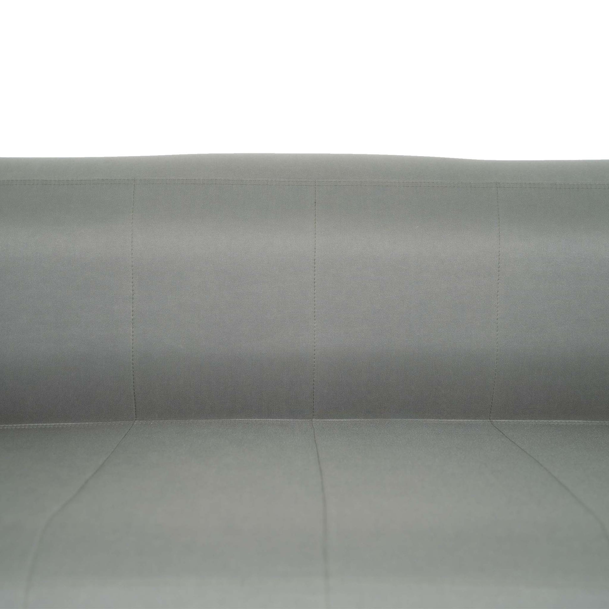 Compact Outdoor Loveseat Sofa Rugged Canvas Upholstery Portable Cozy Seating