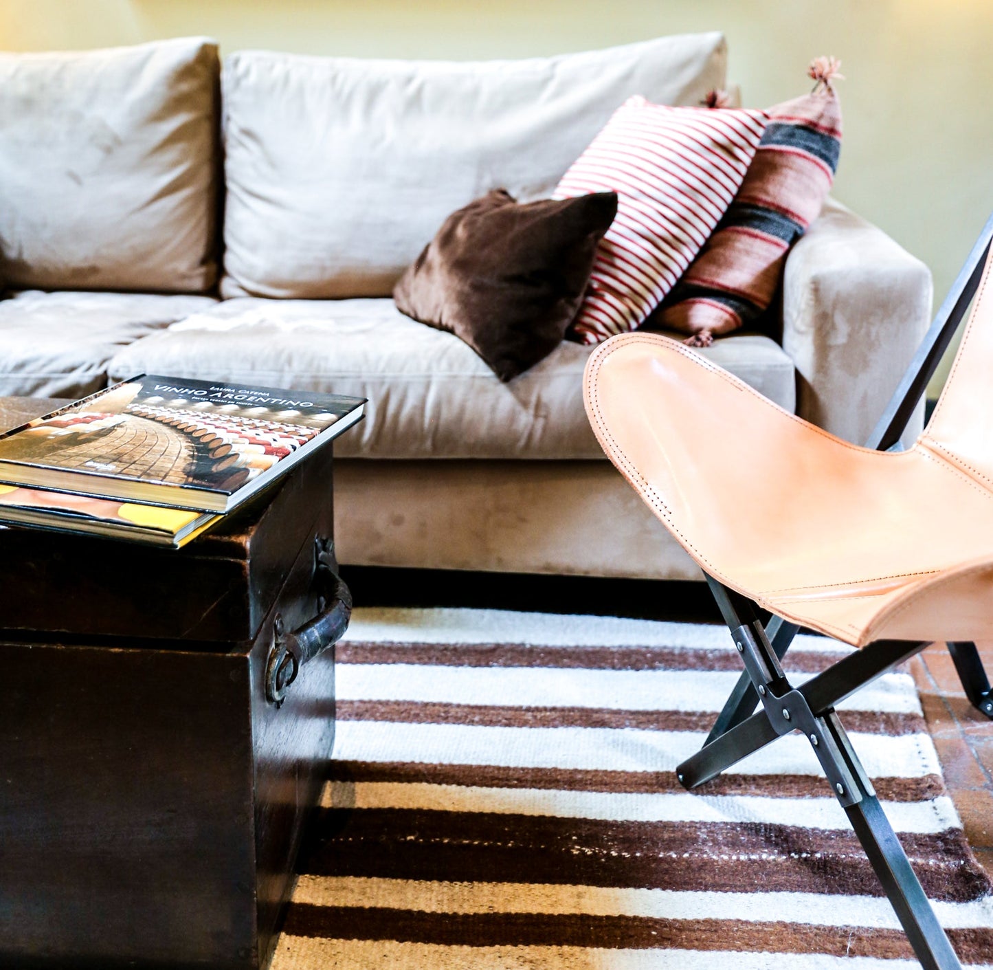 Tripolina Leather Chair