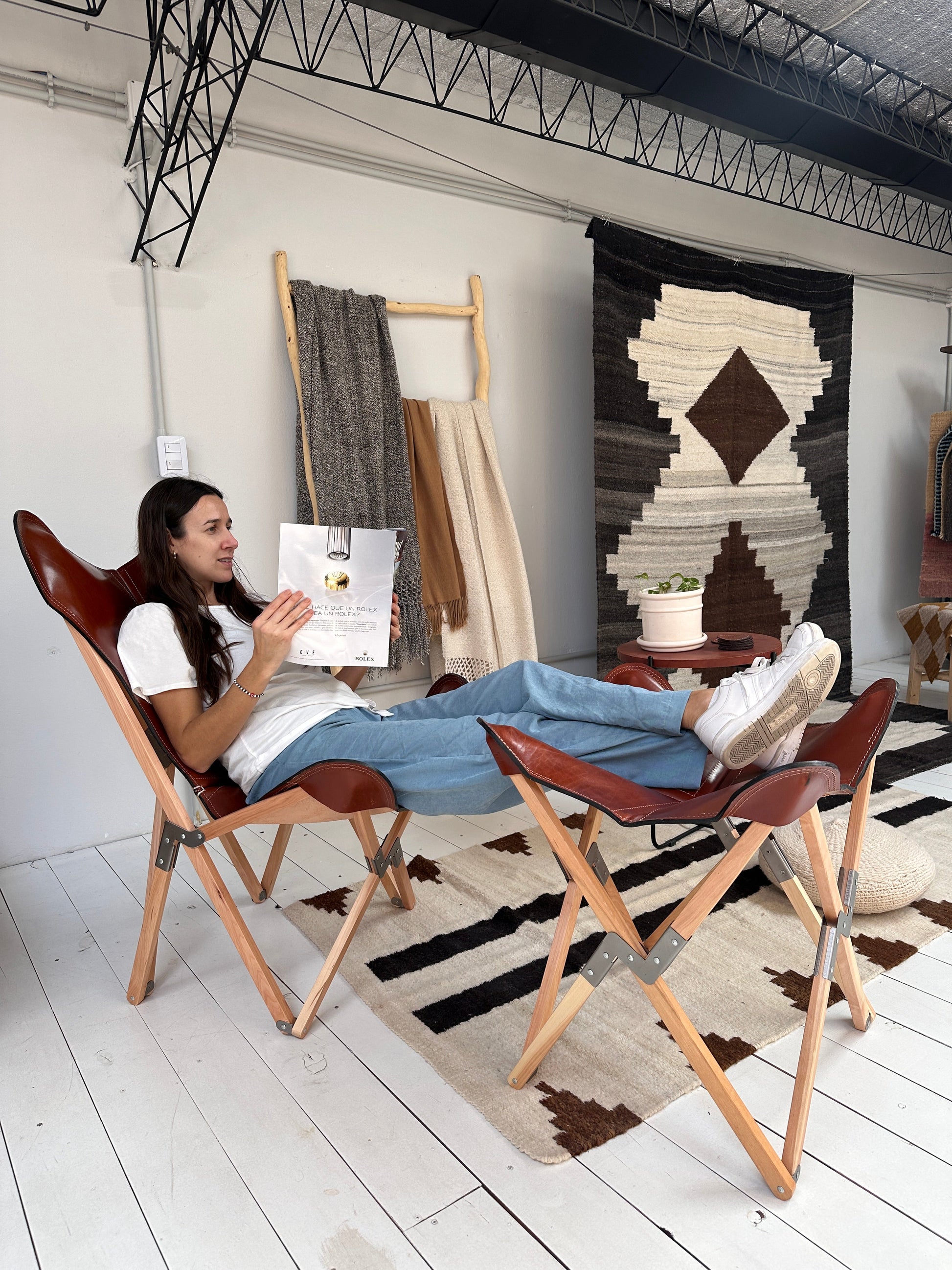 Palermo Tripolina Leather Chair