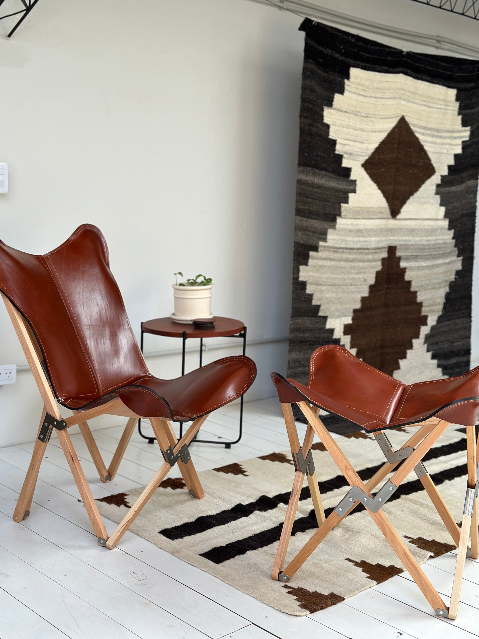 Palermo Tripolina Leather Chair
