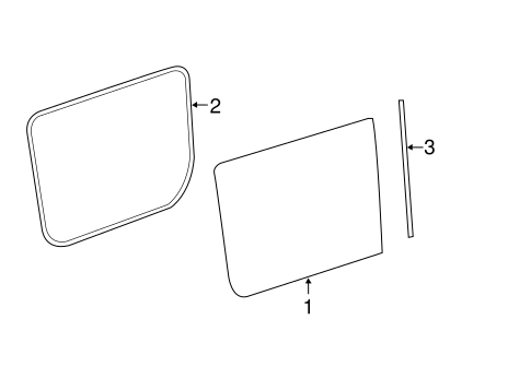 Slider Window Inner Rubber Seal.