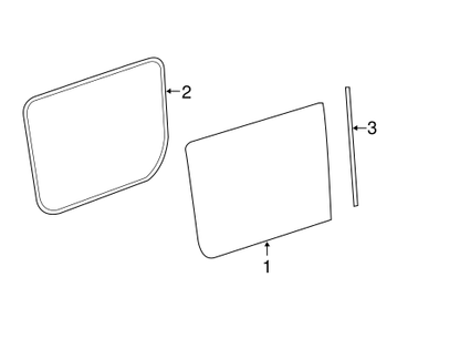 Slider Window Inner Rubber Seal.