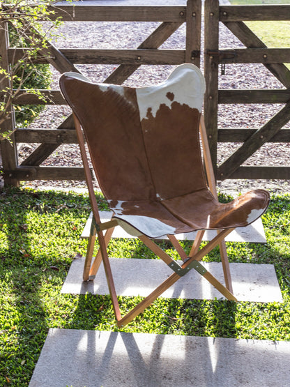 Gaucho Leather Foldable Chair