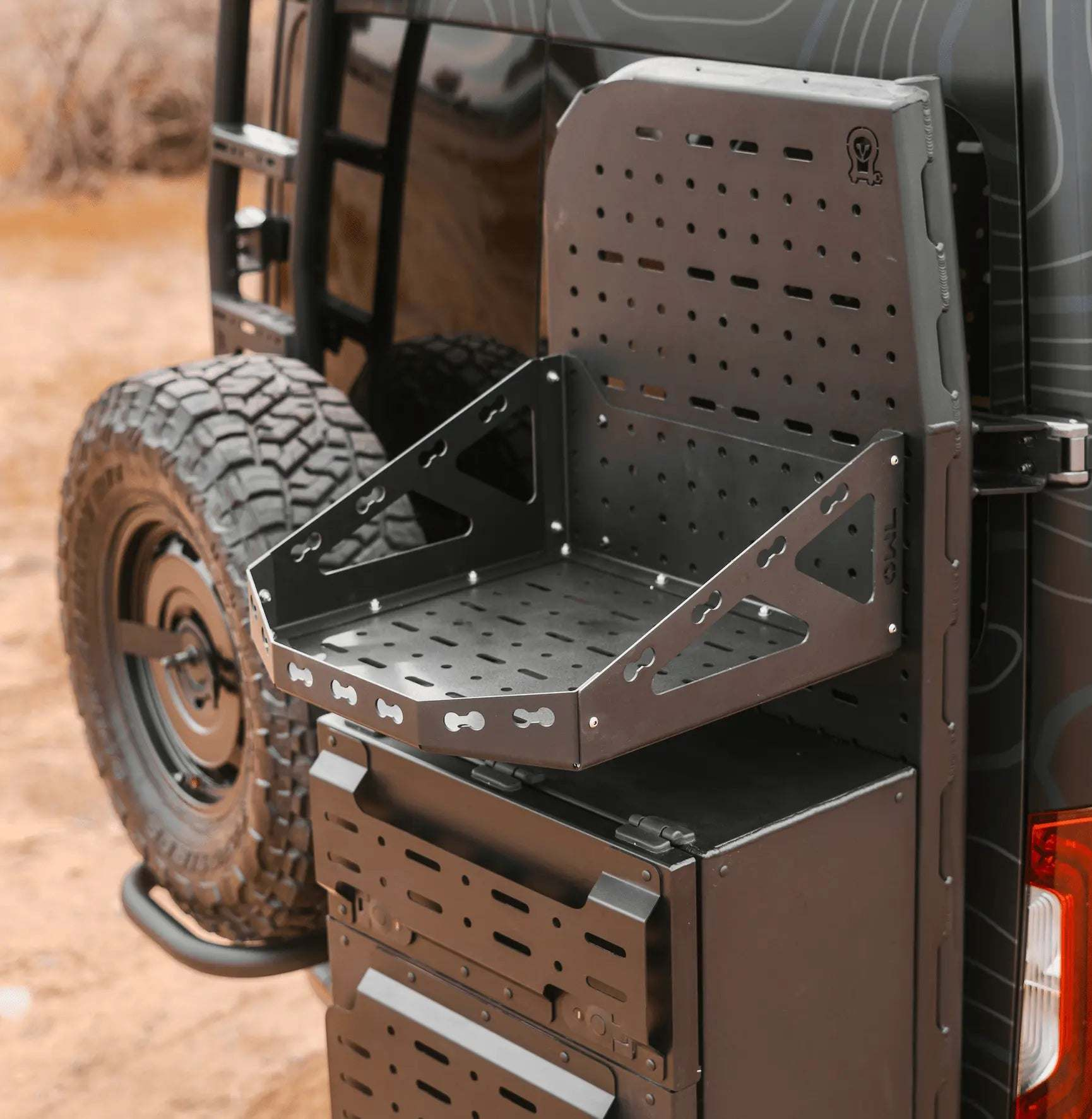 Owl B2 Pro Sprinter Rear Door Bike Rack Box Carrier