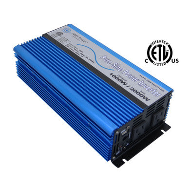 AIMS Power 1000 Watt Pure Sine Inverter