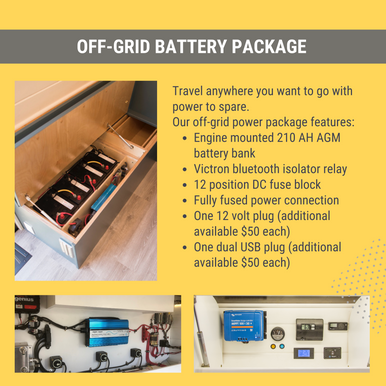 Off Grid Battery Package.